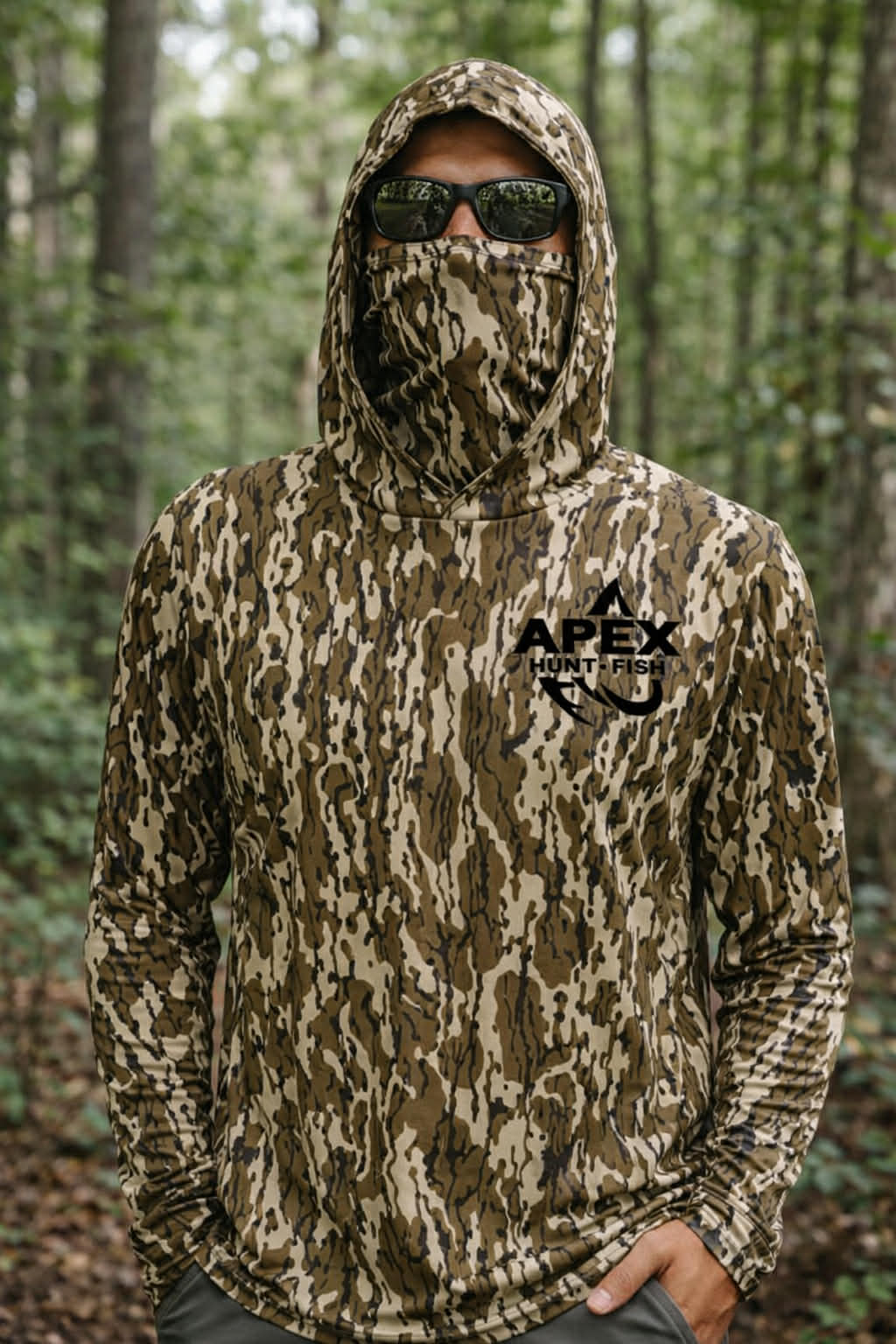 Bottomland Mask Hoodie