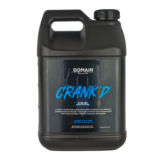 Crank'd™ 3-18-18+ Food Plot Liquid