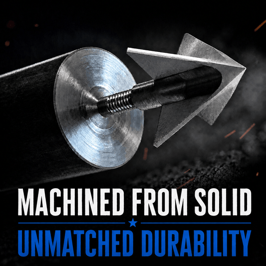 TOTA | 125 grain XL broadhead | 1-3/16-inch solid | fixed blade