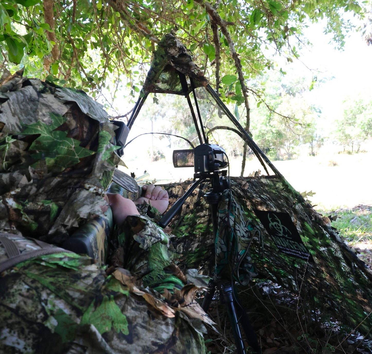 Nukem Hunting Blind - Mossy Oak Obsession 3D Leafy
