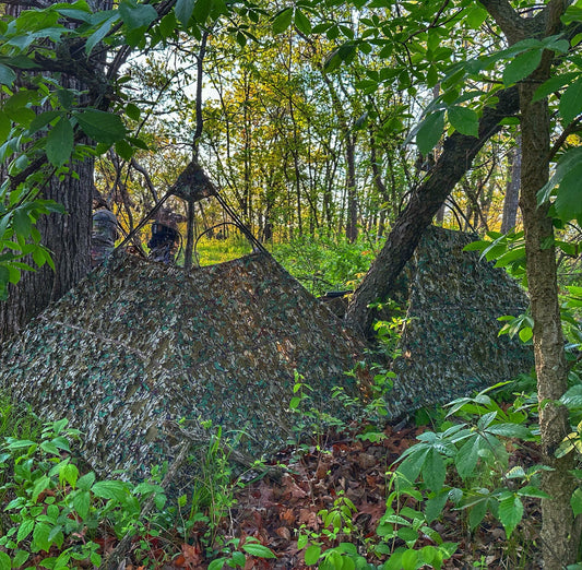 Nukem Hunting Blind - Mossy Oak Greenleaf 3D Leafy