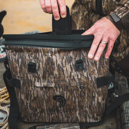 Dry Pocket- Waterproof Floating Cooler Bag - Bottomland Camo