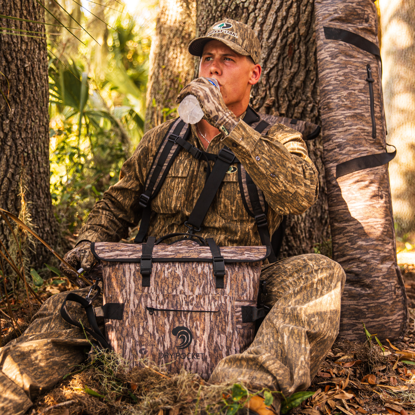 Dry Pocket- Waterproof Floating Cooler Bag - Bottomland Camo