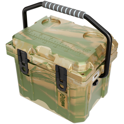 QuadraX 10QT Personal Cooler – Rotomolded Hard Cooler with 72-Hr Ice Retention & Lifetime Warranty