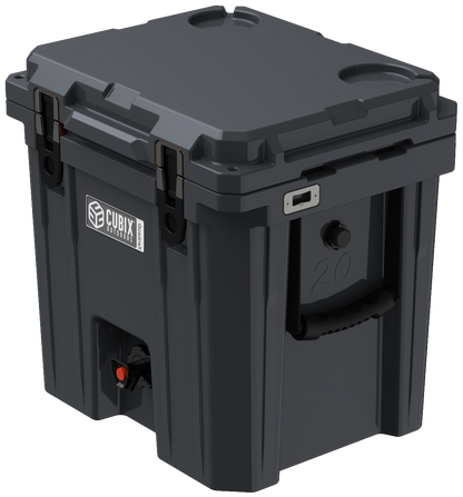 5 Gallon, 2-in-1 Beverage Dispenser/Cooler - QuadraX Hard Cooler