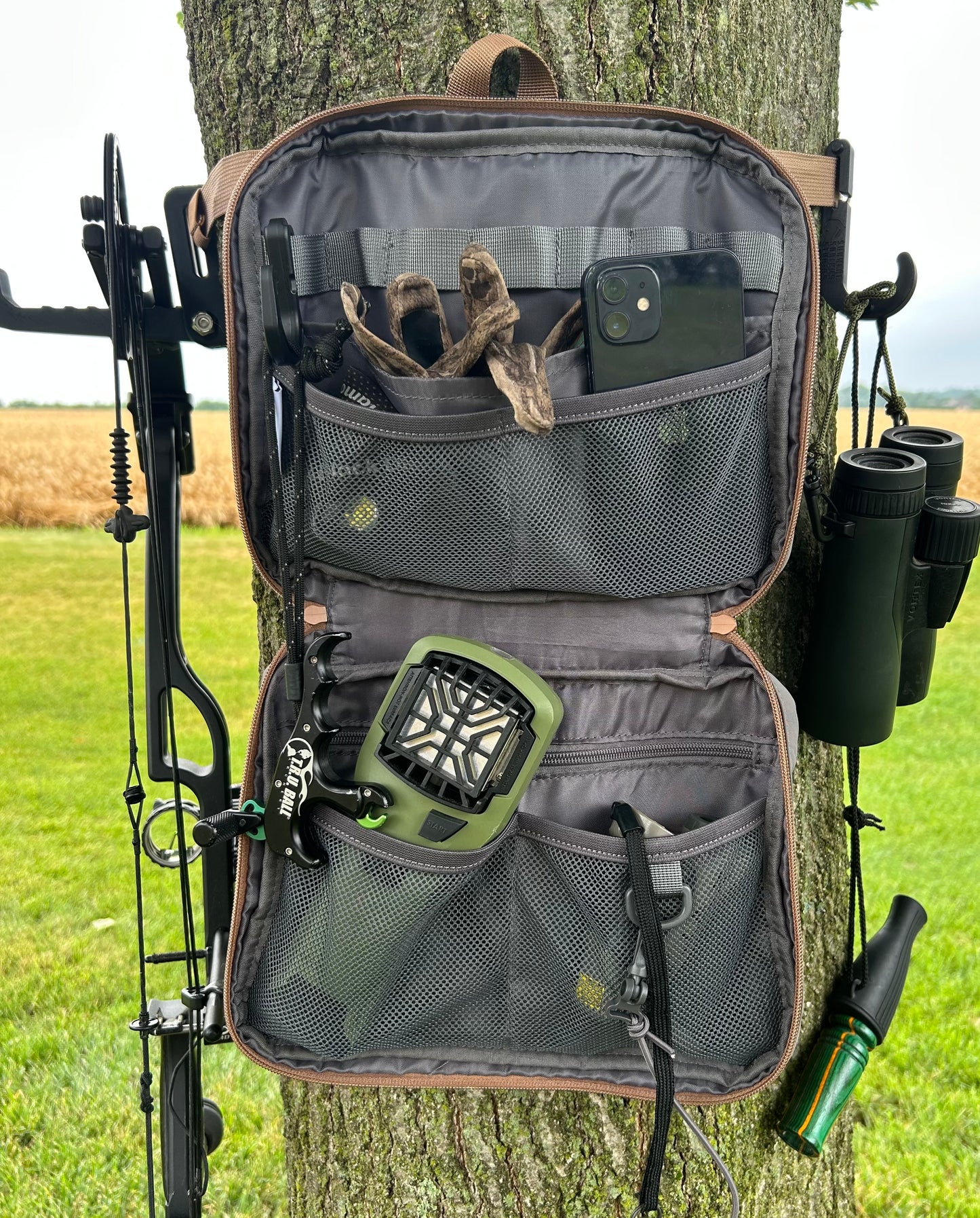 The Hunt Hanger - In-Tree Gear Hanger for Saddle Hunting and Treestand Hunting