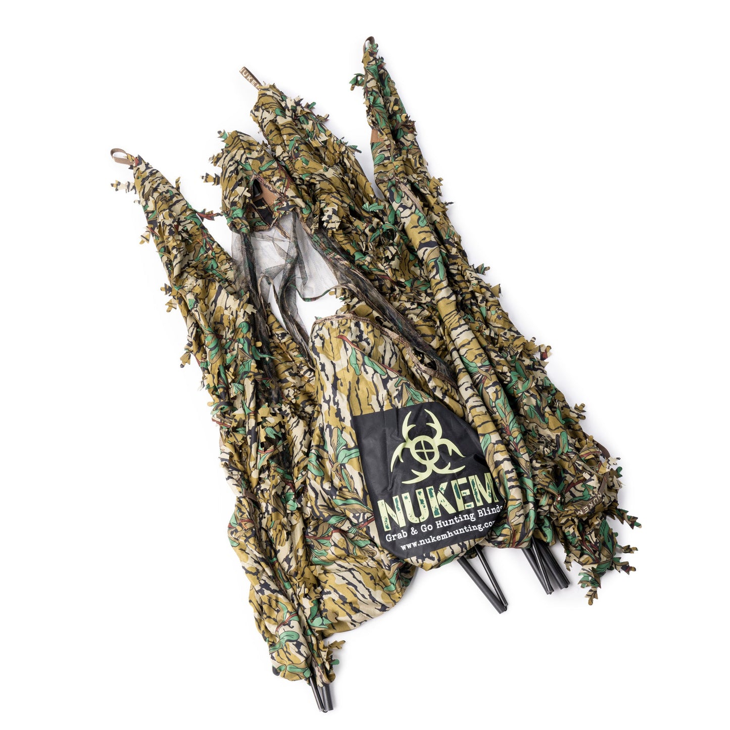 Nukem Hunting Blind - Mossy Oak Greenleaf 3D Leafy
