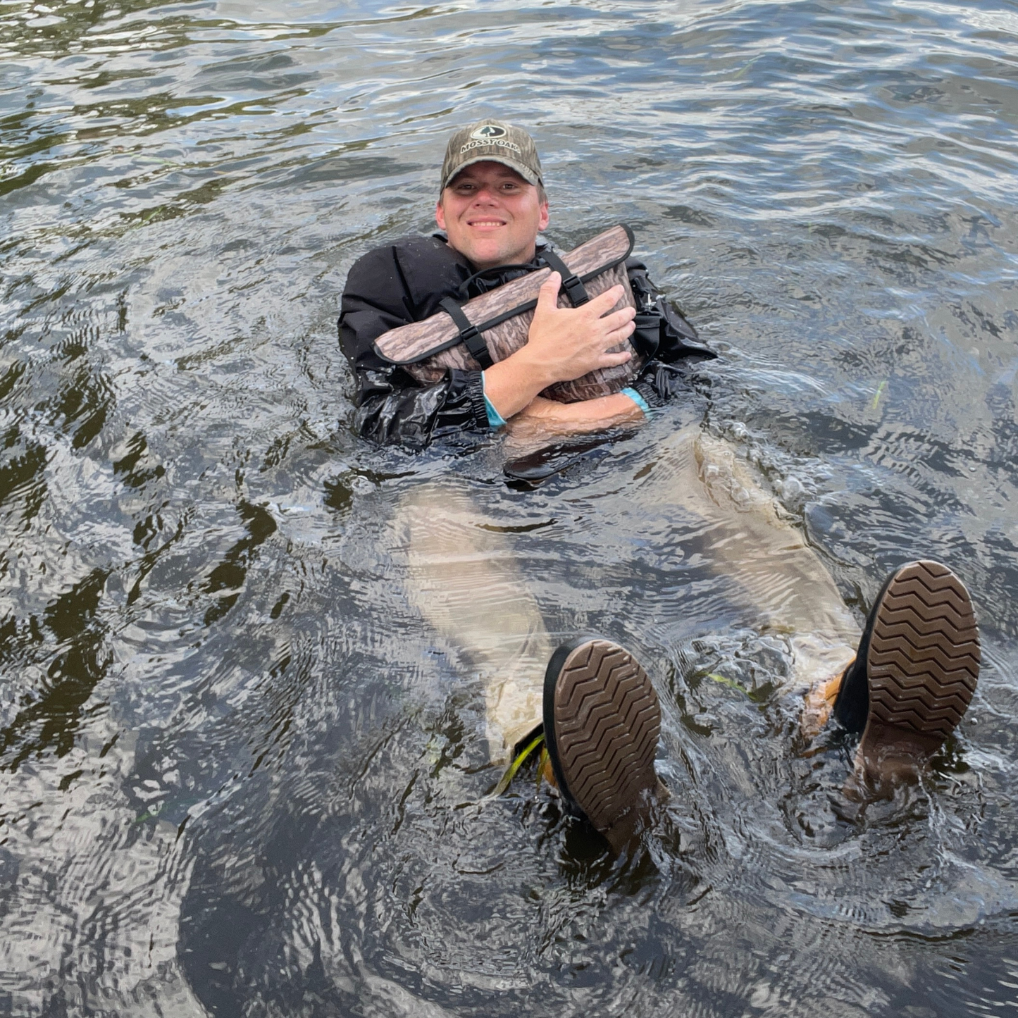 Dry Pocket- Waterproof Floating Cooler Bag - Bottomland Camo