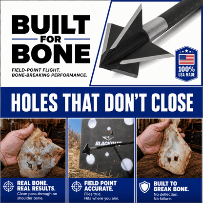 TOTA | 100 grain XL broadhead | 1-3/16-inch solid | fixed blade